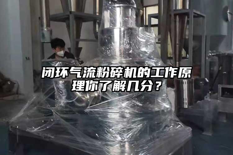 闭环气流粉碎机的工作原理你了解几分？